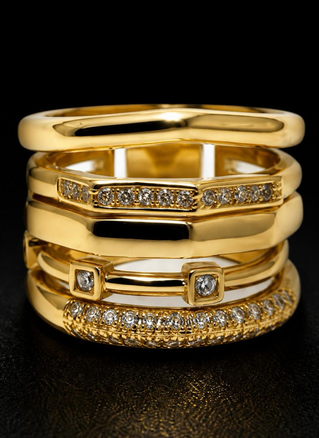 The Essential Stack rings detail view