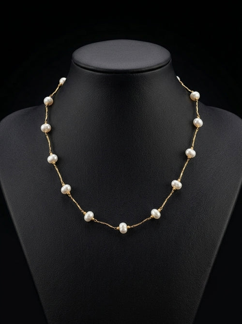 La Perle necklace by Oro and Plata