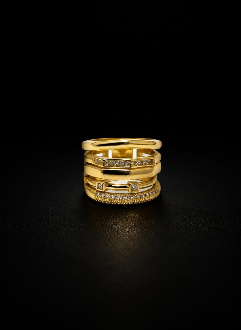 The Essential Stack rings by Oro and Plata