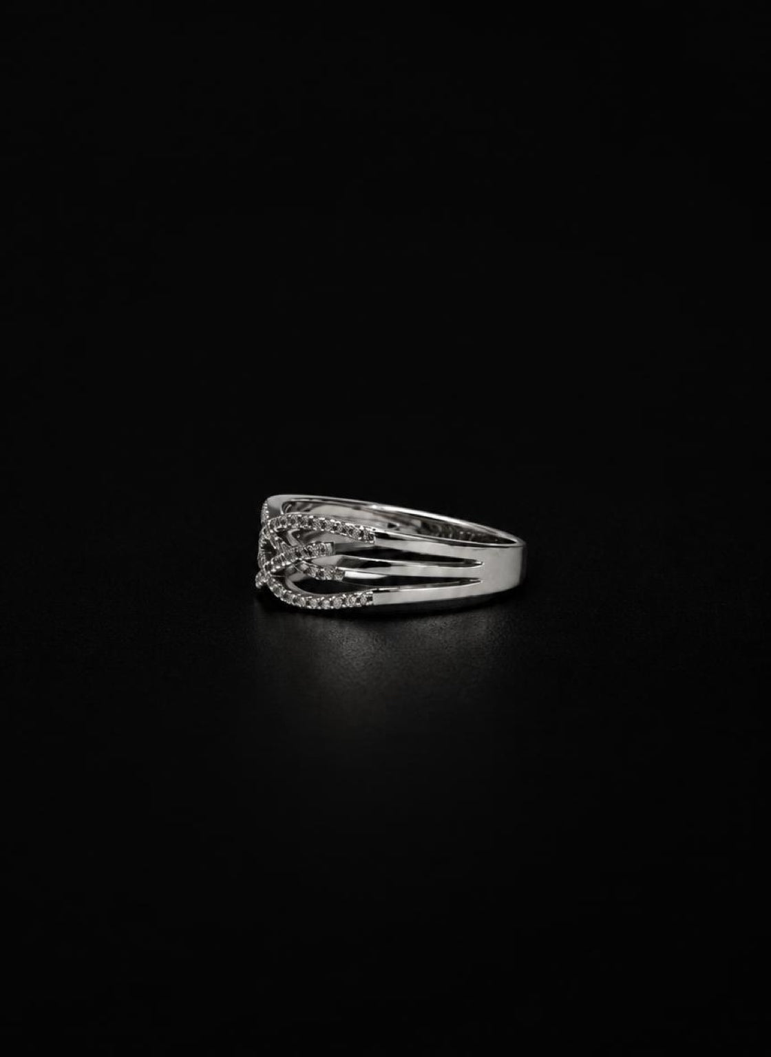 The Infinite Weave ring detail view