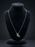 The Duet necklace detail view