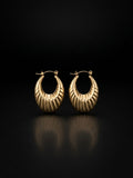 The Odyssey earrings styled view