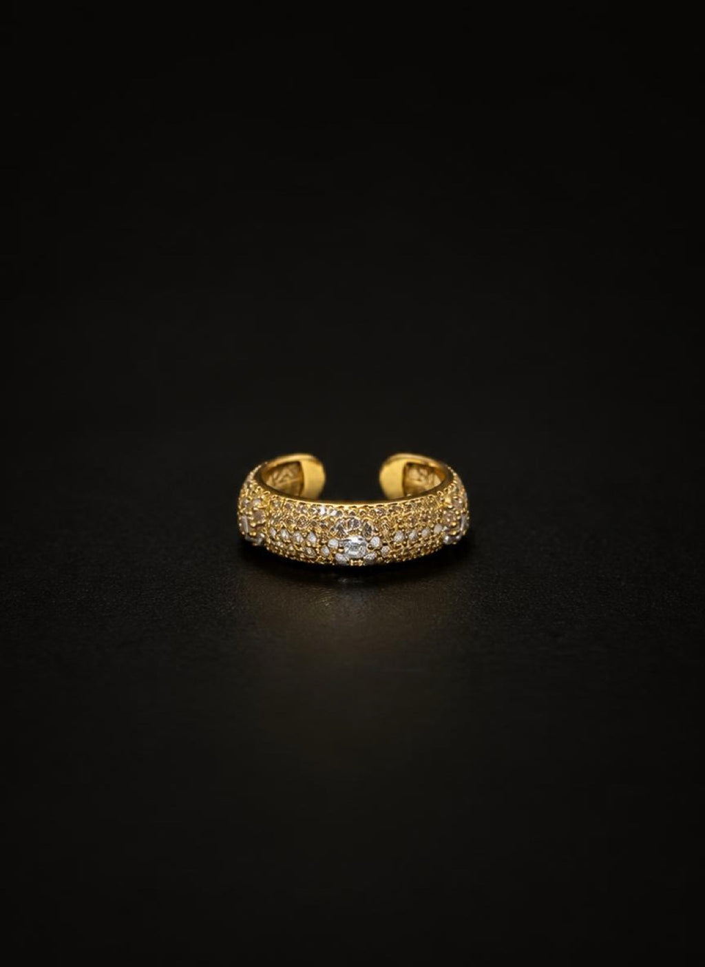 The Golden Cluster ring by Oro and Plata