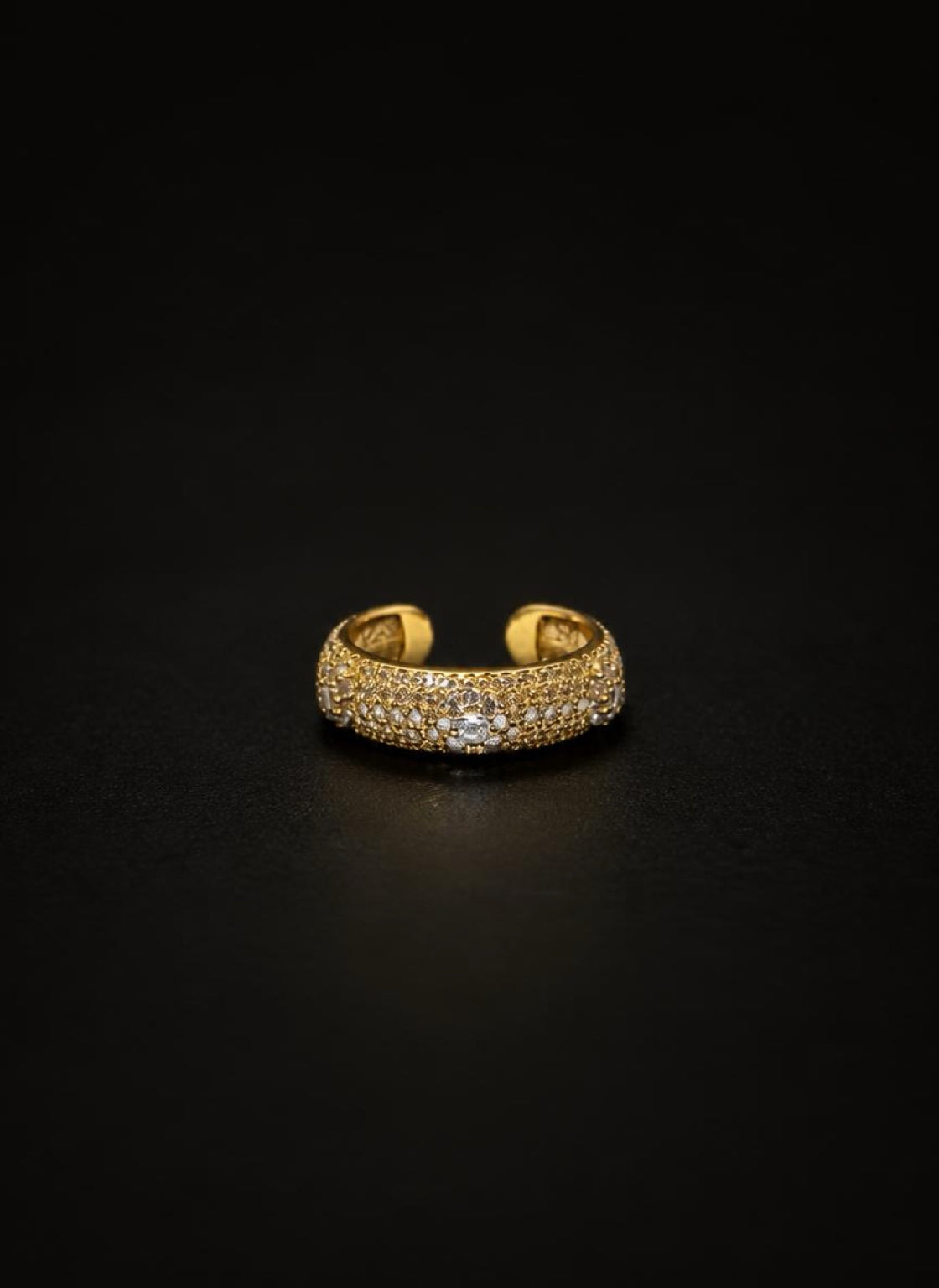 The Golden Cluster ring by Oro and Plata