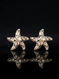 The Stella earrings styled view