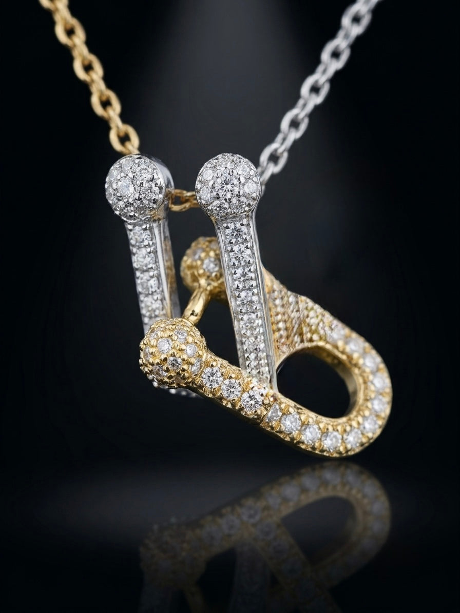 The Duet necklace by Oro and Plata