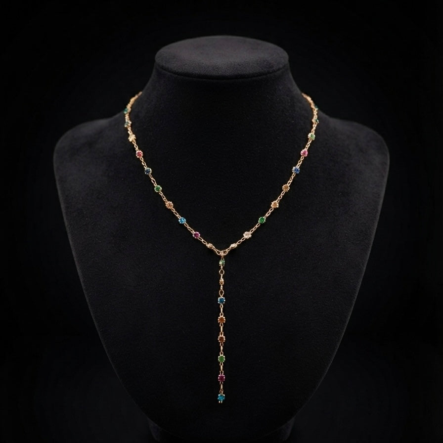 The Mosaic Drop Necklace