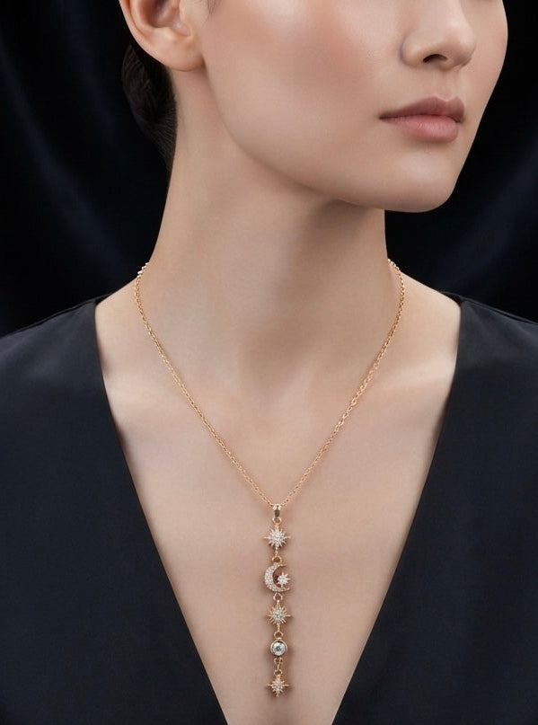 The Sol & Luna Drop Necklace